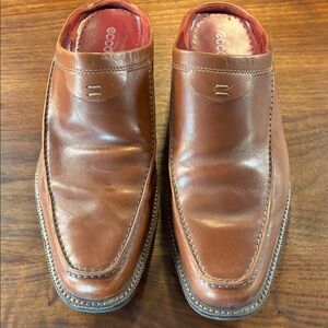 ECCO Women’s Tan Leather Slip-On Loafers 11